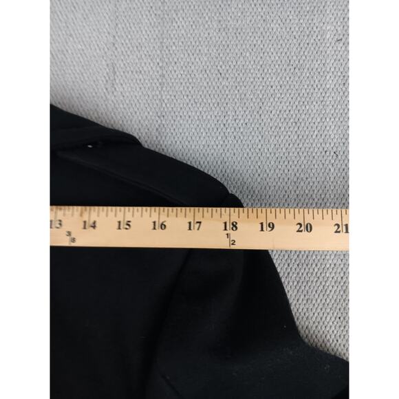 Navy Issue Pea Coat Womens 16 Short Dark Navy Wool Cropped Short Double Breasted - Picture 11 of 13